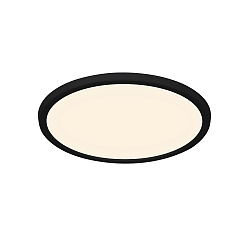 ceiling luminaire OJA 29 IP54 CCT square, CCT Switch, on/off IP54, black matt 