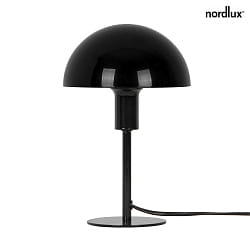 table lamp ELLEN MINI E14 IP20, black glossy 