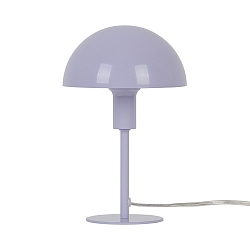 Tischleuchte ELLEN MINI, IP20, � 16cm / H�he 25cm, E14 (exkl.), Metall, transparentes Kabel mit Schalter, lila