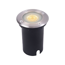 floor recessed luminaire ANDOR ROUND GU10 IP67, stainless steel 