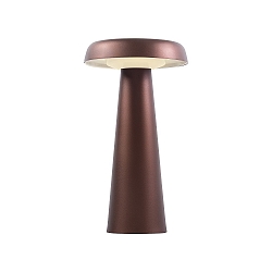 table lamp ARCELLO IP54, brass, burnished 