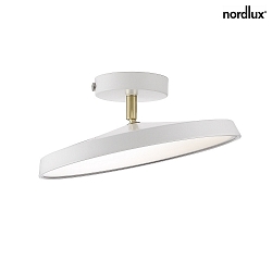 design for the people by Nordlux LED Deckenleuchte KAITO PRO 30, Schirm  30cm, 14W 2700K 1000lm 120, wei
