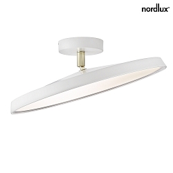 design for the people by Nordlux LED Deckenleuchte KAITO PRO 40, Schirm  38.5cm, 24W 2700K 1600lm 120, wei