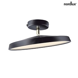 design for the people by Nordlux LED Ceiling luminaire KAITO PRO 40, shade  38.5cm, 24W 2700K 1600lm 120, black