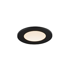 LED Einbaustrahler LEONIS, 1er Set, 110�, 4,5W, 2700K, 345lm, IP65, schwarz