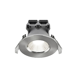 LED Einbaustrahler FREMONT, 3er Set, 36�, 4,5W, 4000K, 380lm, IP65, dimmmbar, Stahl geb�rstet