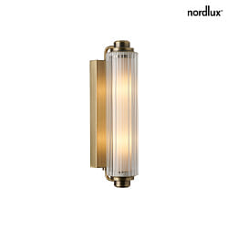 wall luminaire NIMAL E14 IP44, brass dimmable