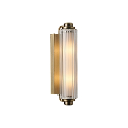 wall luminaire NIMAL E14 IP44, brass dimmable