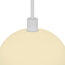 pendant luminaire ELLEN 30 E27 IP20, opal white, white dimmable