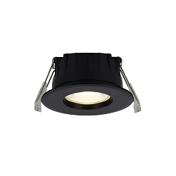 LED Einbaustrahler ROSALEE, 36�, 7W, 2700/3000/4000K, 600lm, CRI>80, IP65, dimmbar, schwarz