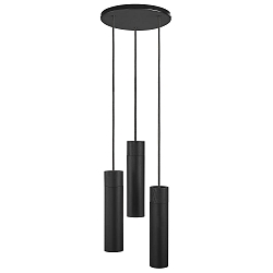 Pendelleuchte TILO, 3-flammig, GU10, IP20, schwarz