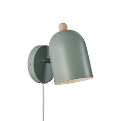wall luminaire GASTON E27 IP20, green 