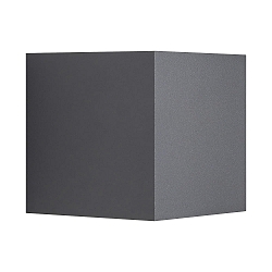 wall luminaire MILDA KUBI UP/DOWN IP44, anthracite 