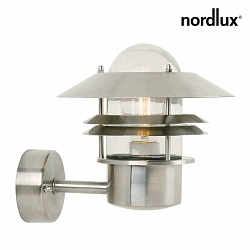 Nordlux Outdoor luminaire BLOKHUS Wall luminaire, E27, IP54, stainless steel