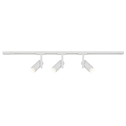 1-Phasen Strahler JEROME LINK Schienensystem, 3er Set, GU10, IP20, inkl. 1m Schiene, dimmbar, wei�