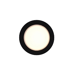 LED Einbaustrahler OLEA, 3er Set, 110�, 4,4W, 2700K, 345lm, IP65/IP20, IK03, schwarz