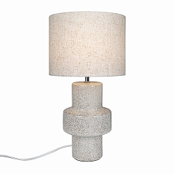 table lamp DUGAN E14 IP20, beige 