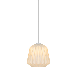 Pendelleuchte ELBIE, E27, IP20, opal/wei�