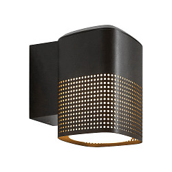 Outdoor Wandleuchte SIDARA, E27, IP54, seaside schwarz