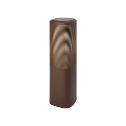 Pollerleuchte SIDARA 45, E27, IP44, seaside metallisch braun