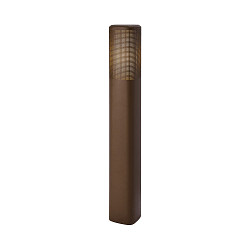Pollerleuchte SIDARA 95, E27, IP44, seaside metallisch braun