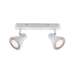 Nordlux Spot EIK track, 2 flames, GU10, white