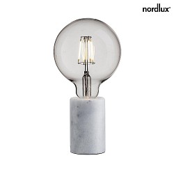 Nordlux Table lamp SIV 2, E27, marble, white