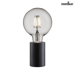 Nordlux Table lamp SIV 2, E27, marble, black