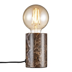 Tischleuchte SIV MARBLE, E27, IP20, braun