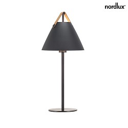 design for the people by Nordlux Table lamp STRAP, height 55cm, shade  25cm, E27, black
