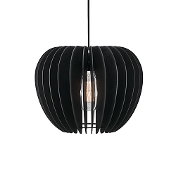 Nordlux Pendant luminaire TRIBECA 38, shade � 38cm, height 30cm, pendulum 300cm, E27 max. 60W, black