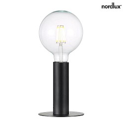 Nordlux Table lamp DEAN, height 15cm,  base 13cm, E27, black