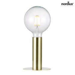 Nordlux Table lamp DEAN, height 15cm,  base 13cm, E27, brass / black