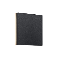 Nordlux LED Au�enwandleuchte ARTEGO SQUARE, IP54, H/B/T 15/15/5 cm, 10W 3000K 572lm 120�, parallel verbindbar, schwarz