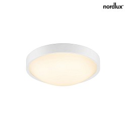 Nordlux LED-Wand-/Deckenleuchte ALTUS,  29,8cm, Hhe 9cm, 13W 2700K 1200lm 120, Wei