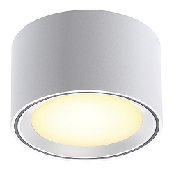 LED Deckenleuchte / Downlight FALLON, � 10cm / H�he 6cm, 5.5W 2700K 500lm 110�, 3-Step MOODMAKER Dimmung, wei�