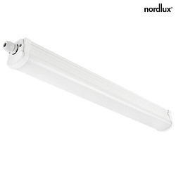 Nordlux LED-Feuchtraum-Lichtleiste OAKLAND 60 IP65, Lnge 65cm, Breite 6.3cm, 11W 4000K 1050lm 125, Wei