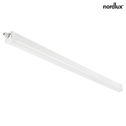 Nordlux LED-Feuchtraum-Lichtleiste OAKLAND 120 IP65, Lnge 125cm, Breite 6.3cm, 22W 4000K 2100lm 125, Wei