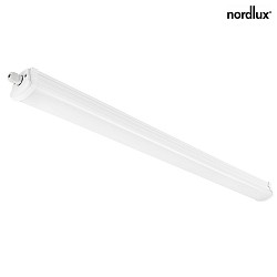 Nordlux LED-Feuchtraum-Lichtleiste OAKLAND 120 IP65, Lnge 125cm, Breite 8.3cm, 43W 4000K 4400lm 125, Wei