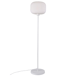 Stehleuchte MILFORD, E27, IP20, Glas opalwei�, wei�