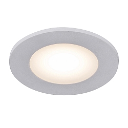 LED Recessed luminaire LEONIS, round, Set of 3, 4,5W LED, 110�, 4000K, 400lm, IP65, white
