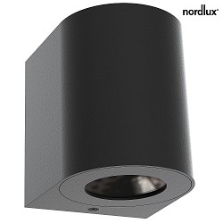 LED Outdoor Wall luminaire CANTO 2, IP44, 12W 2700K 500lm 2x75, black