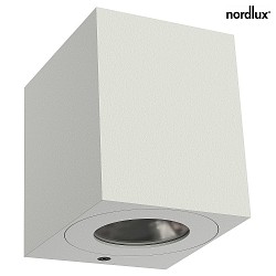 LED Outdoor Wall luminaire CANTO KUBI 2, IP44, 12W 2700K 500lm 2x75, white