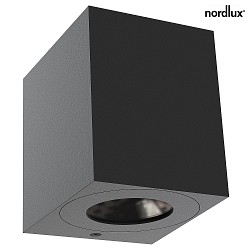 LED Outdoor Wall luminaire CANTO KUBI 2, IP44, 12W 2700K 500lm 2x75, black