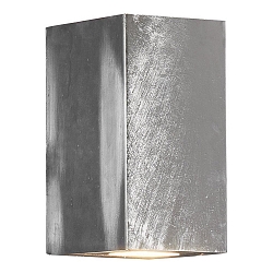 Outdoor Wall luminaire CANTO MAXI KUBI 2, IP44, 2x GU10 max. 28W, galvanized
