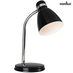 Nordlux Table lamp CYCLONE, E14, IP20, flexible arm, black