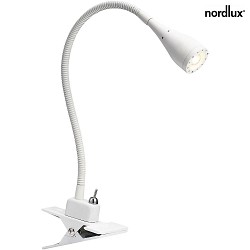 Nordlux LED Klemmleuchte MENTO, 3W LED, 3000K, 130lm, IP20, Flexarm