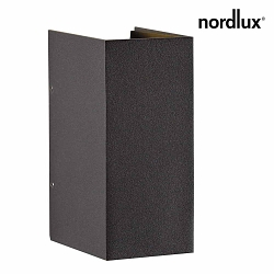 Nordlux LED Wall luminaire NORMA Outdoor luminaire, 2x3W LED, 3000K, 166lm, IP54, dark gray