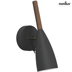 Nordlux Wandstrahler PURE, GU10, IP20, schwarz