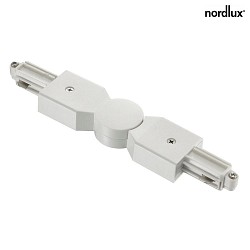 Nordlux Zubehör für Stromschiene LINK CONNECT Verbinder, Anschluss drehbar, IP20, weiß